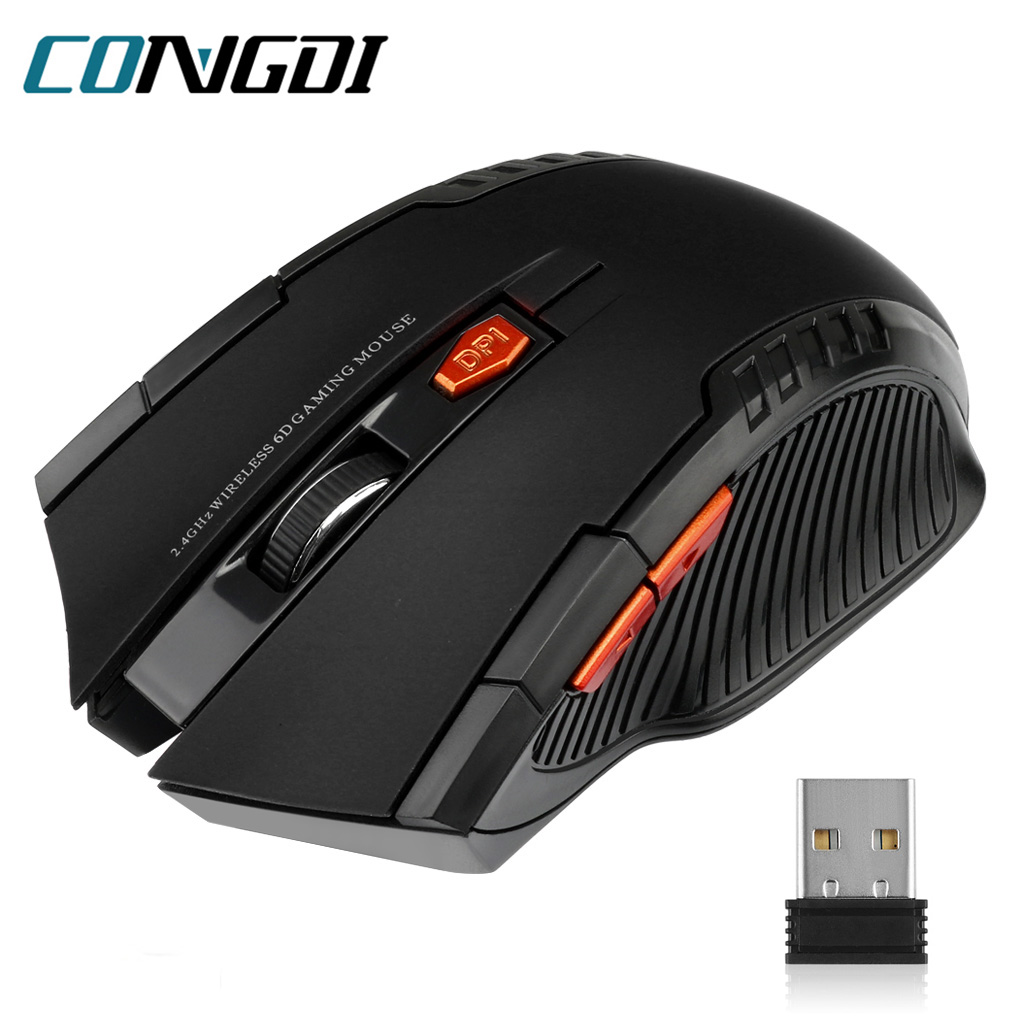 Pc Gaming Gta 6 - 2.4G Wireless Mouse 1600DPI Optical Mouse