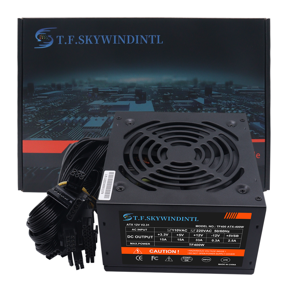 Pc Gaming Ff - 400W PC Power Supply for Gaming