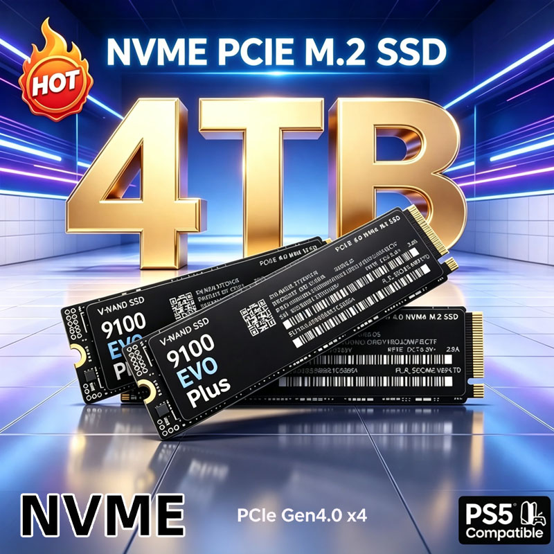 Pc Gaming Second - Internal M.2 NVMe SSD 9100 EVO