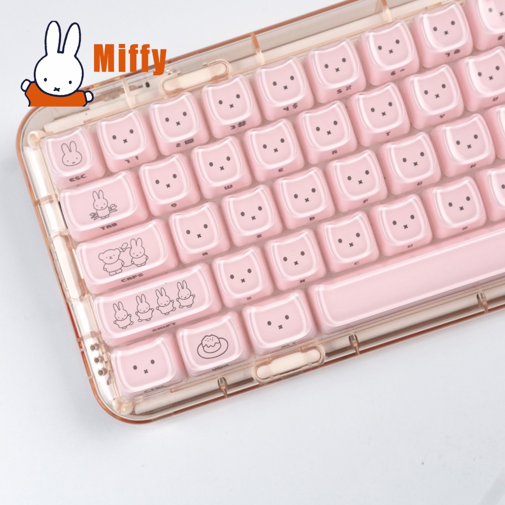 Kawaii Miffy Keycaps Cute Rabb - Pc Gaming Used recension och pris