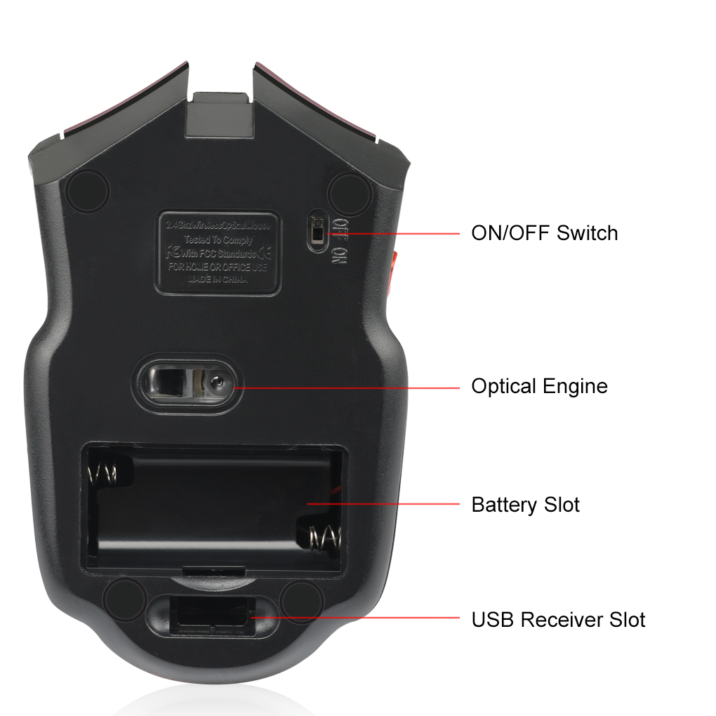 2.4G Wireless Mouse 1600DPI Op - Pc Gaming Gta 6 recension och pris