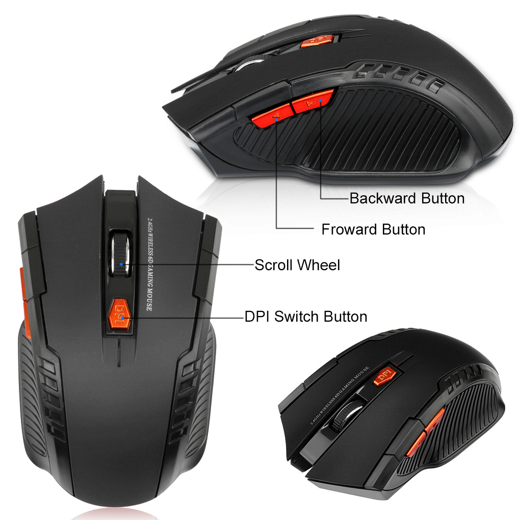 2.4G Wireless Mouse 1600DPI Op - Pc Gaming Gta 6 recension och pris