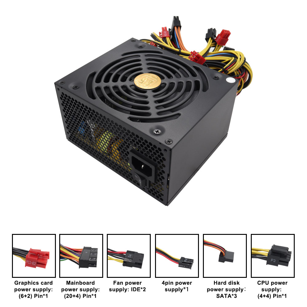 800W ATX Desktop Gaming Power  - Pc Gaming Ff recension och pris