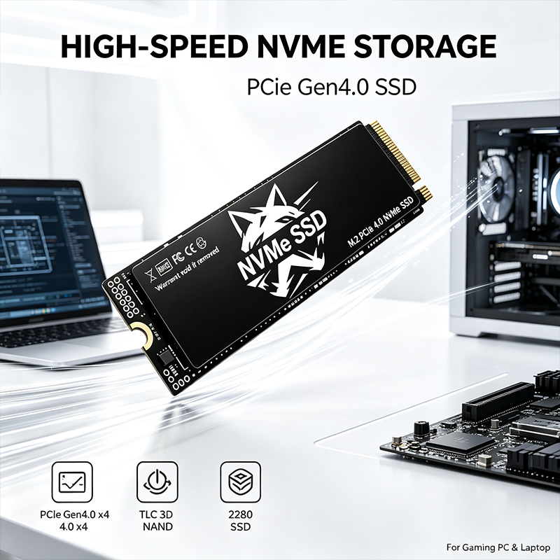 HS M.2 NVMe SSD TLC 3D NAND 22 - Pc Gaming Second recension och pris