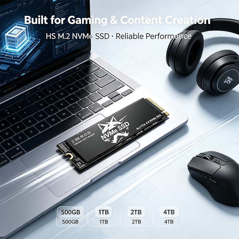 HS M.2 NVMe SSD TLC 3D NAND 22 - Pc Gaming Second recension och pris
