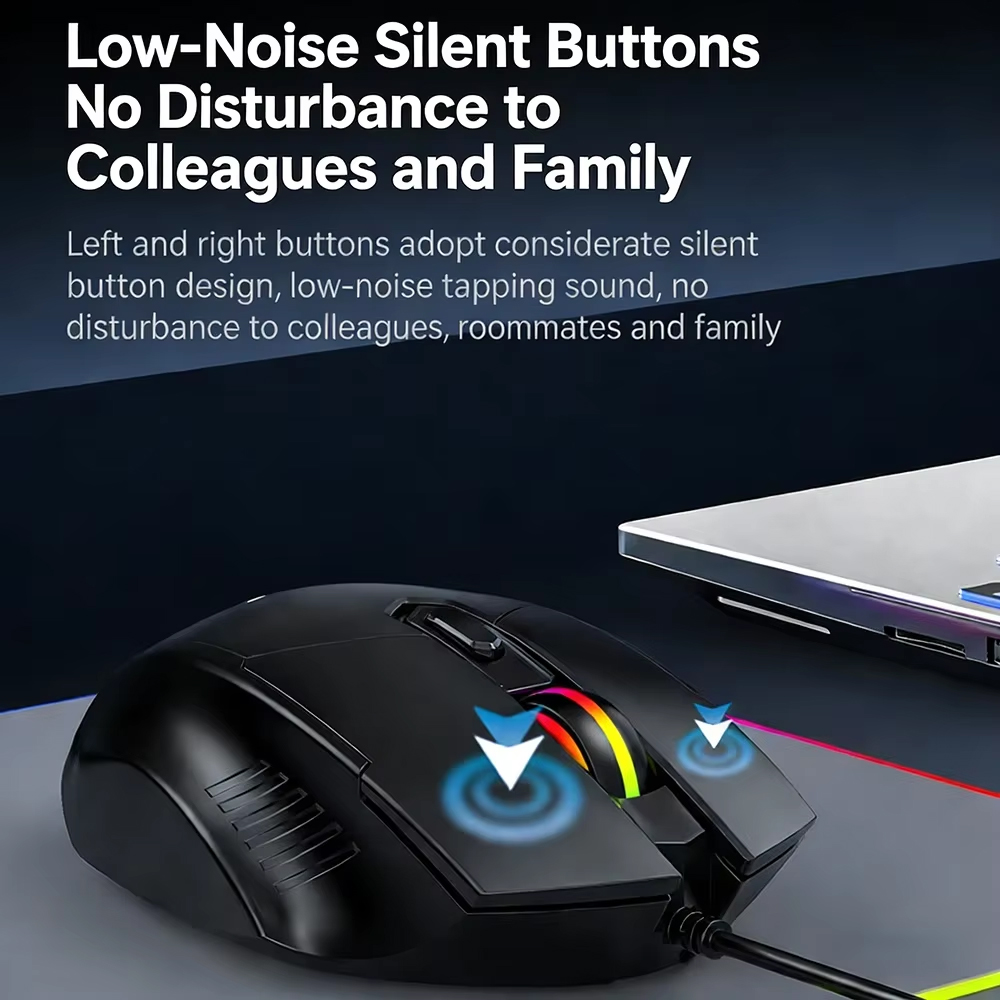 KEBIDUMEI 7200DPI Wired Mouse  - Pc Gaming Gta 6 recension och pris