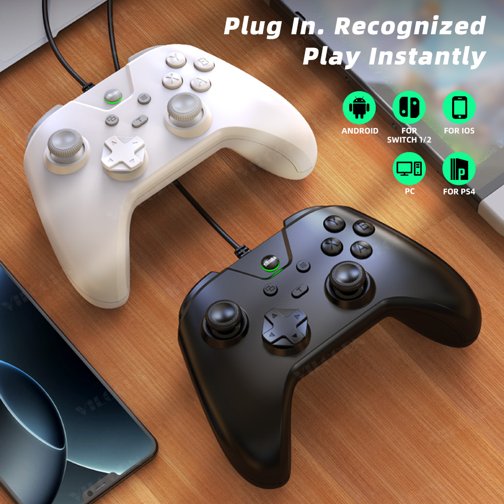 VILCORN Wired Gaming Controlle - Pc Gaming Second recension och pris