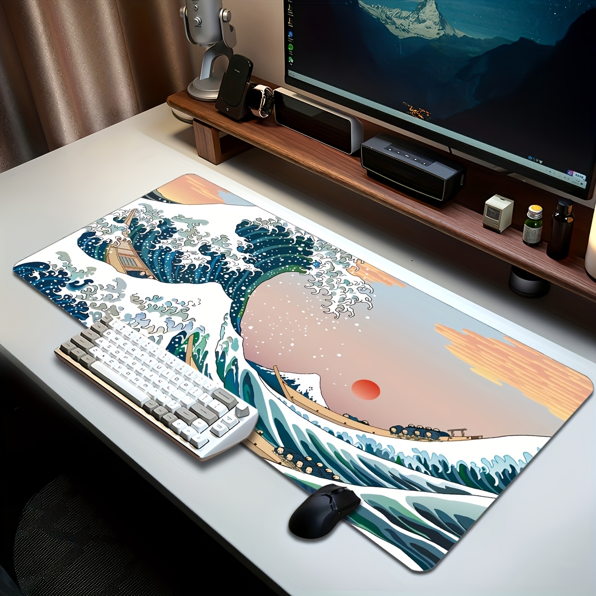 1pc Wave Large Mouse Pad, Gami - Pc Gaming Drawing recension och pris