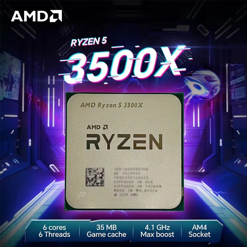 AMD Ryzen 5 3500X Desktop CPU  - Pc Gaming Gta 6 recension och pris
