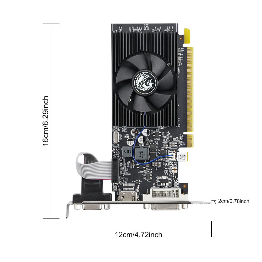 SOYO NVIDIA GPU GT610 2G Half- - Pc Gaming Nvidia recension och pris