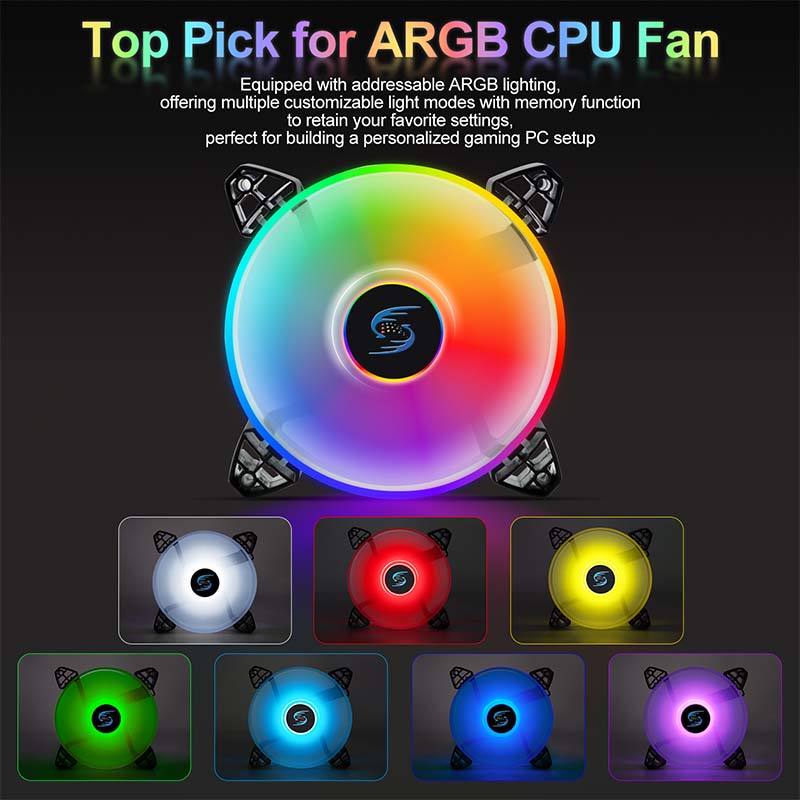 120mm ARGB PWM Case Fan 4Pin A - Pc Gaming Ff recension och pris