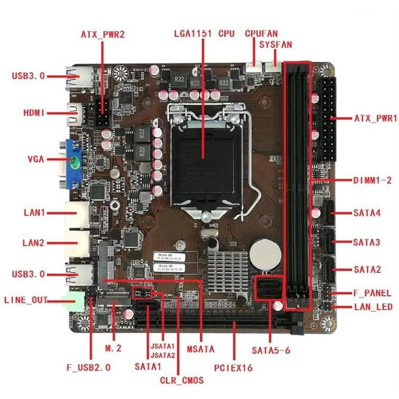 B365 Mini-ITX Motherboard LGA  - Pc Gaming Gta 6 recension och pris