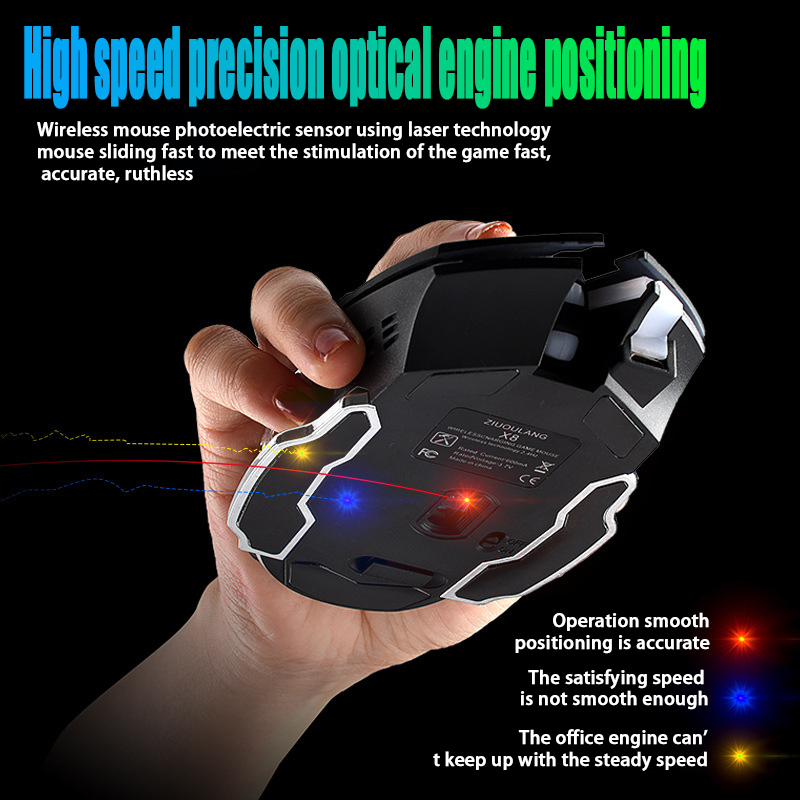 Free Wolf X8 Wireless Mouse Ch - Pc Gaming Gta 6 recension och pris