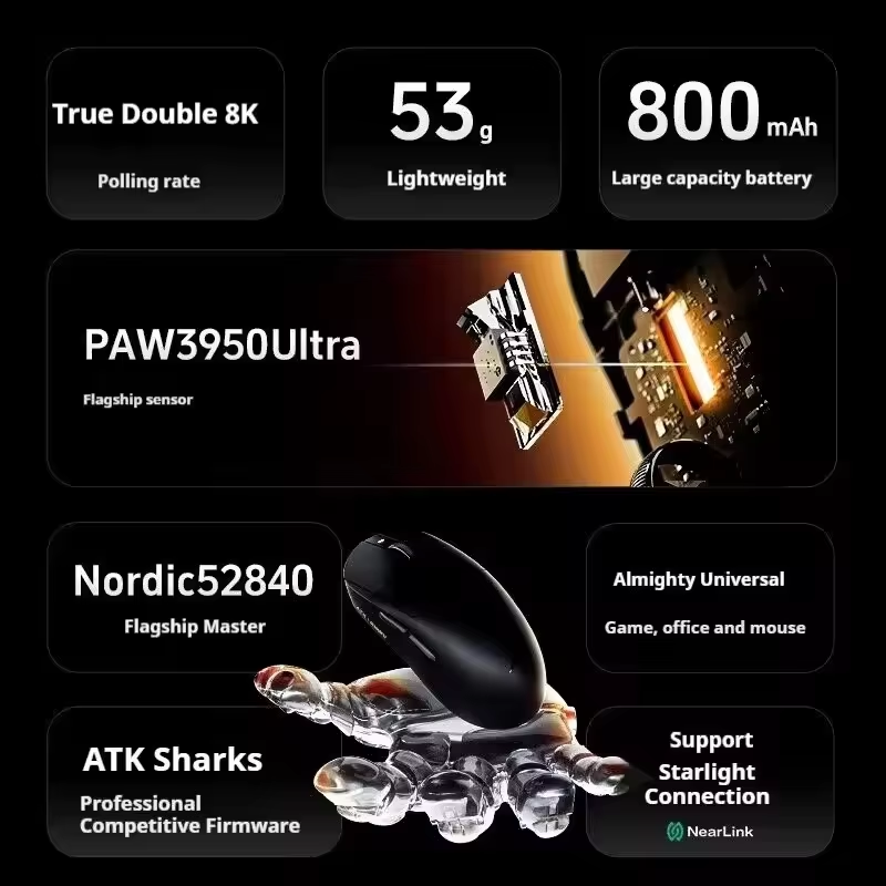 ATK A9 Wireless Gaming Mouse N - Pc Gaming Gta 6 recension och pris
